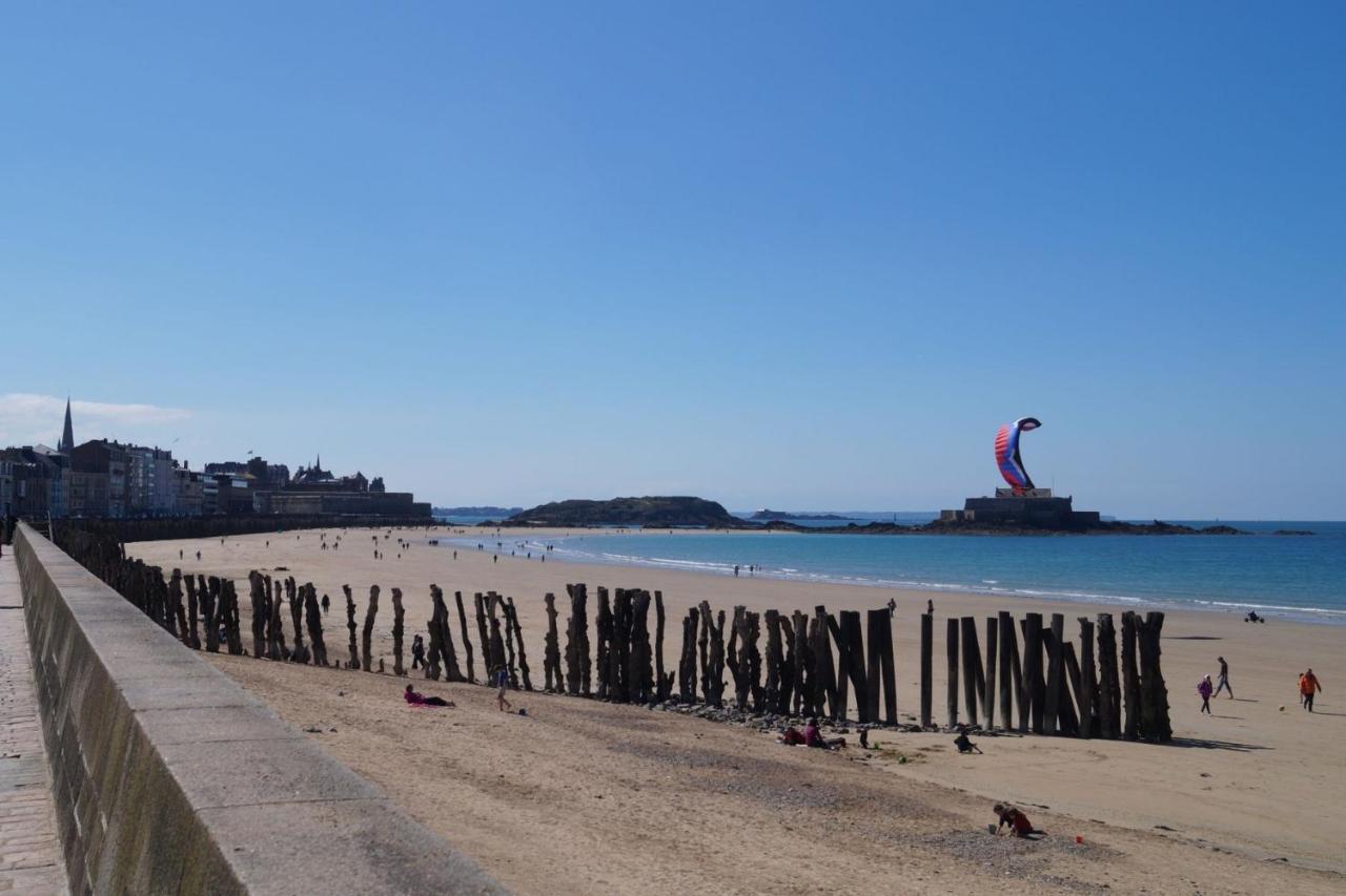 Studio 2 Pers Cancale Vue Mer Apartment Bagian luar foto